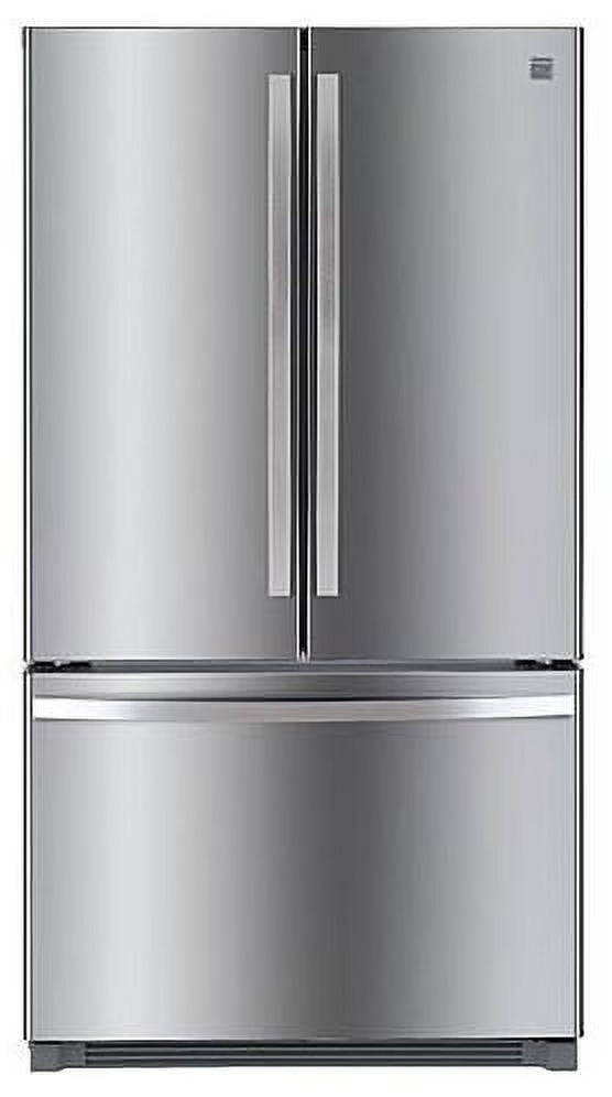 Kenmore 20.3 Cu. ft. Capacity Counter-Depth French Door Refrigerator and Freezer with Ice Maker, Stainless Steel