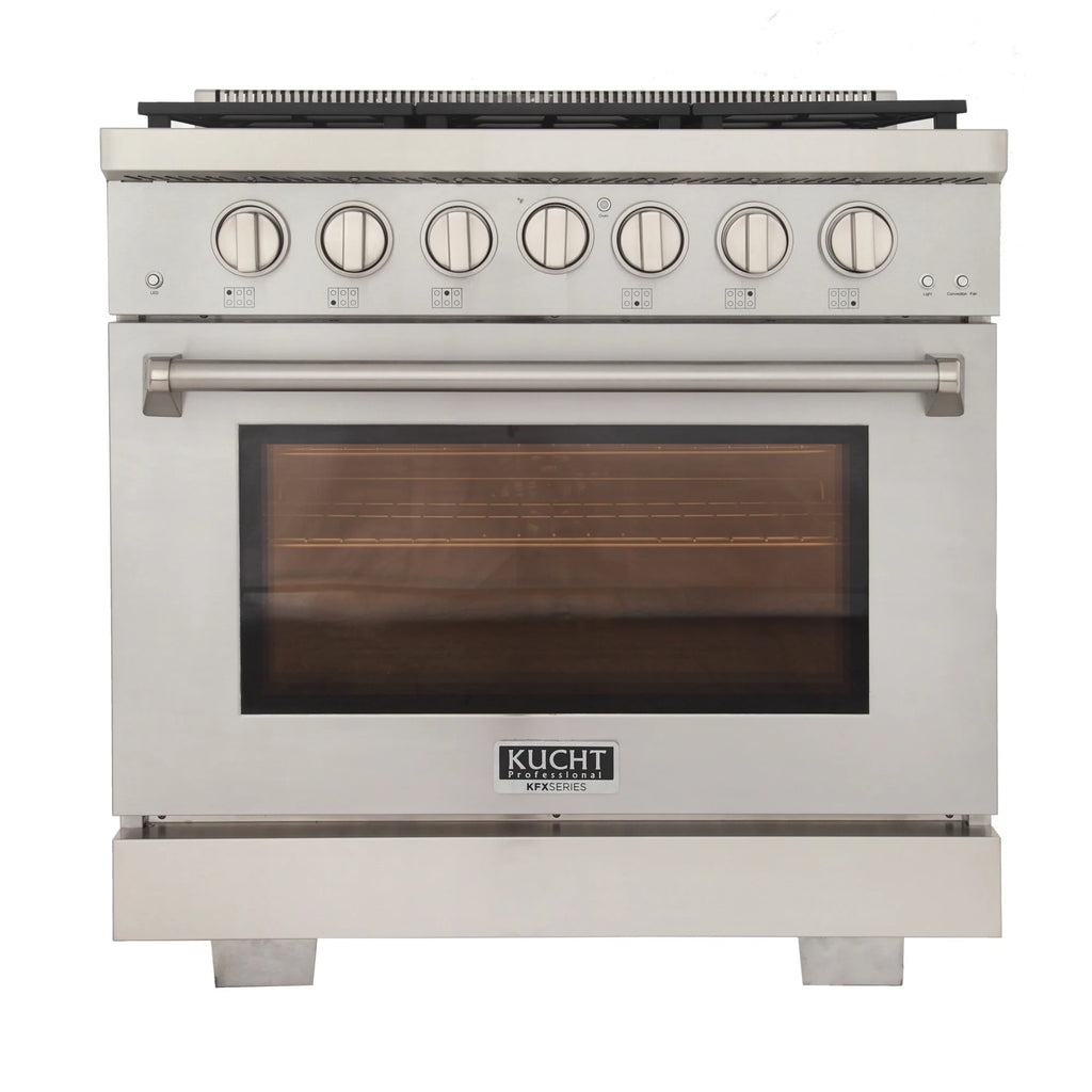 Professional 36-in Propane Gas Range in Stainless Steel with True Simmer Burners
