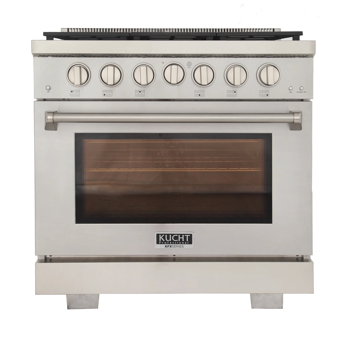 Professional 36-in Propane Gas Range in Stainless Steel with True Simmer Burners