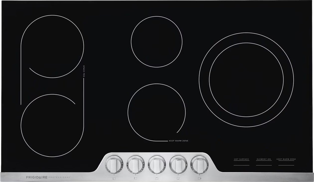 Frigidaire Fpec3677r Professional 36" Wide Built-In Electric Cooktop - Stainless Steel