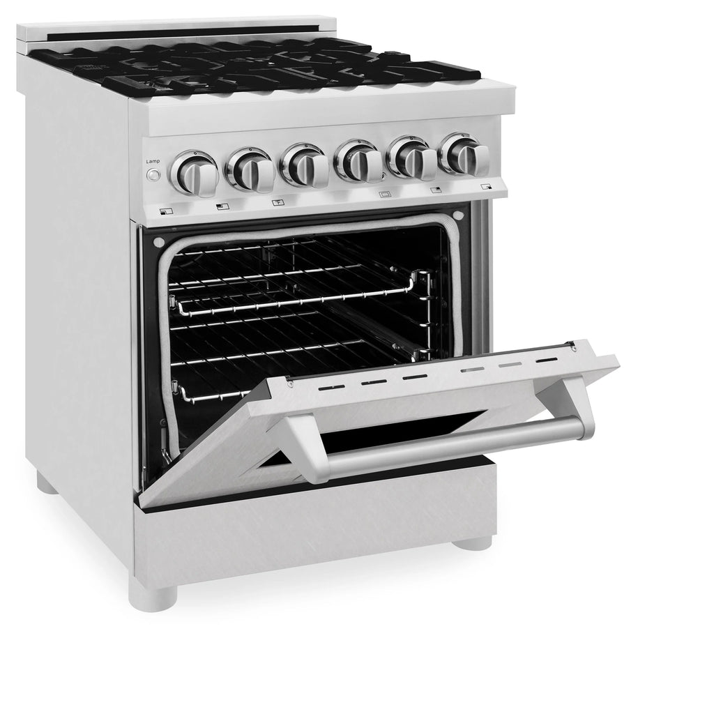 ZLINE 24" Professional Dual Fuel Range with Color Door Options (RA24)