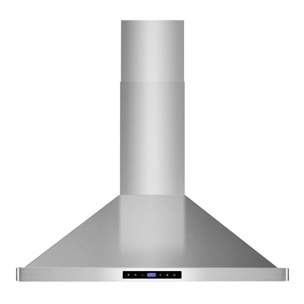 Cosmo 30 in. Ducted Range Hood in Stainless Steel with Touch Controls, LED Lighting and Permanent Filters