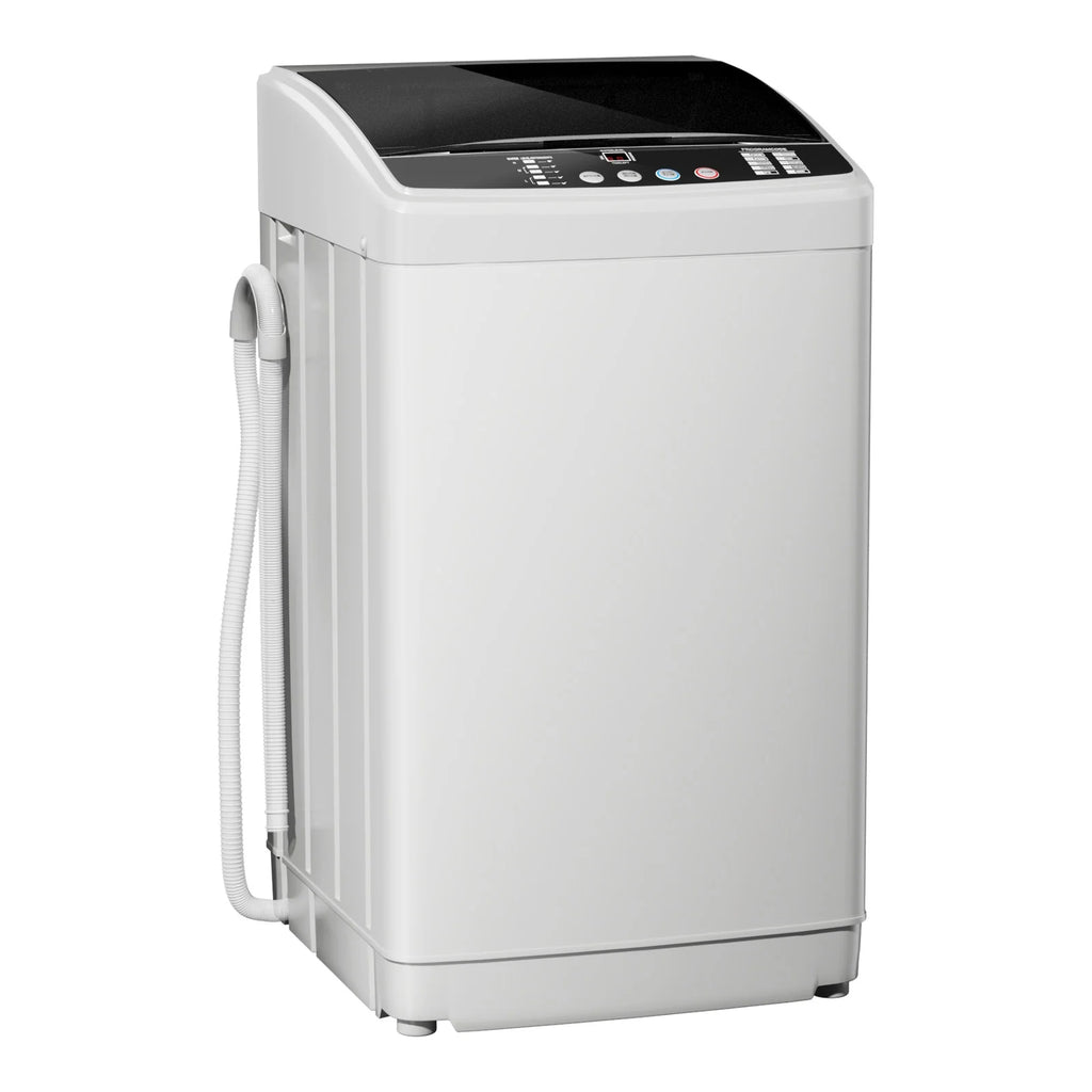 TABU 19lbs Portable Washing Machine,2.5 Cu.ft Full Automatic Washing Machine,Top Load,White
