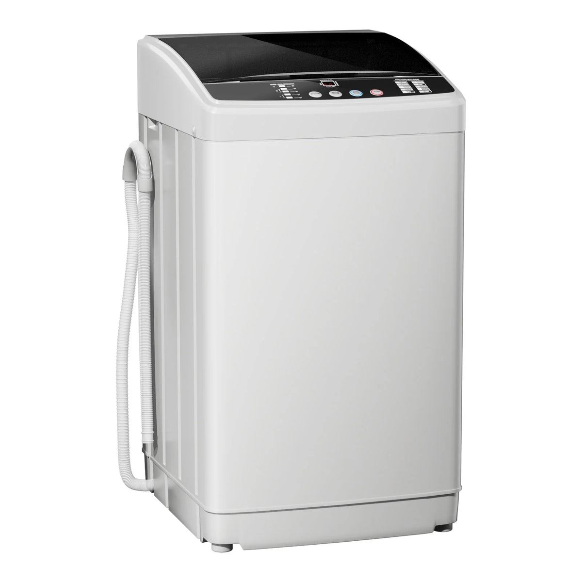 TABU 19lbs Portable Washing Machine,2.5 Cu.ft Full Automatic Washing Machine,Top Load,White