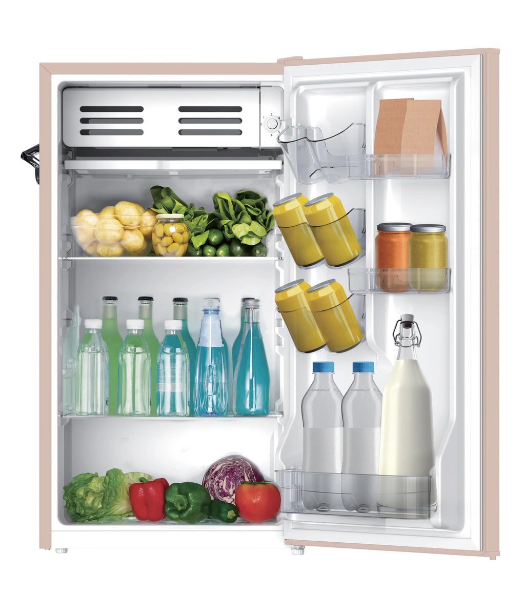 Frigidaire EFR376-C-PINK 3.2-Cu.-Ft. 65-Watt Retro Bar Fridge with Side Bottle Opener (Pink)