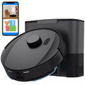 bObsweep PET24-7-913 UltraVision Self-Empty Robot Vacuum & Mop, Carbon Steel