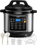 COMFEE�� 16 in 1 Electric Pressure Cooker Instant Multi Cooker Olla de Presion Non-Stick Pot Yogurt Maker Rice Cooker Slow Cooker Saut�� Steamer 8 Quarts Stainless Steel