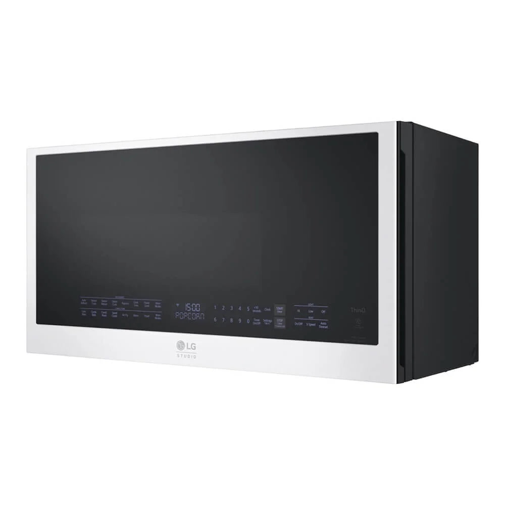 LG Studio MHES1738N 1.7 Cu. Ft. Essence White Over-the-Range Convection Microwave Oven