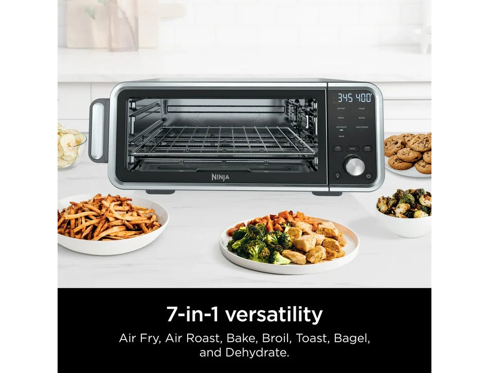 Restored Ninja Foodi 7-in-1 Digital Pro Air Fry Oven, Countertop Oven, Dehydrate, 1800 Watts, SP200 (Refurbished)