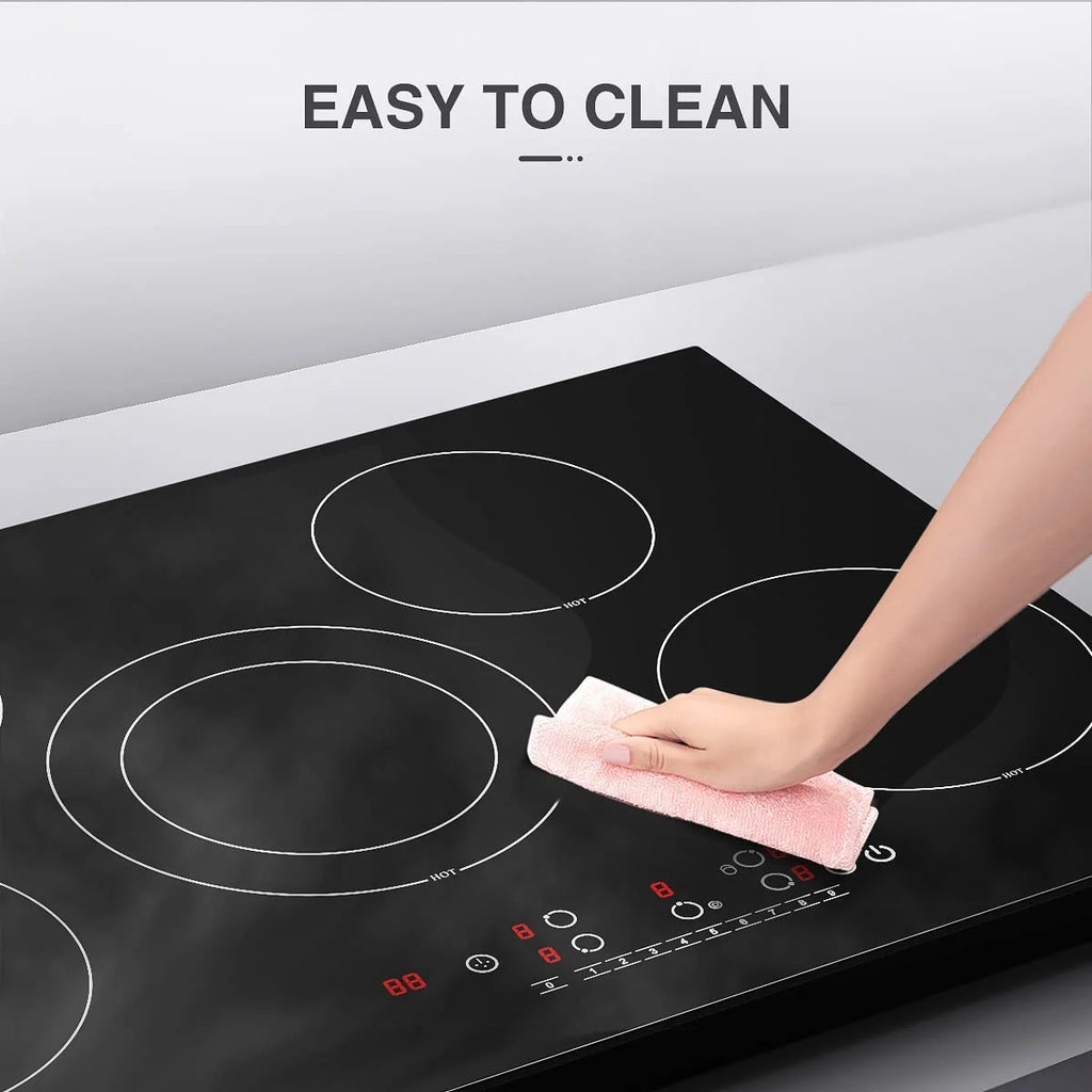 VBGK Induction Cooktop 30 inch 5 Burner Electric Hot Plate for Cooking Electric Induction Cooktop 240v, 99 Minutes Timer and Auto Shutdown Induction Burner,Child Lock