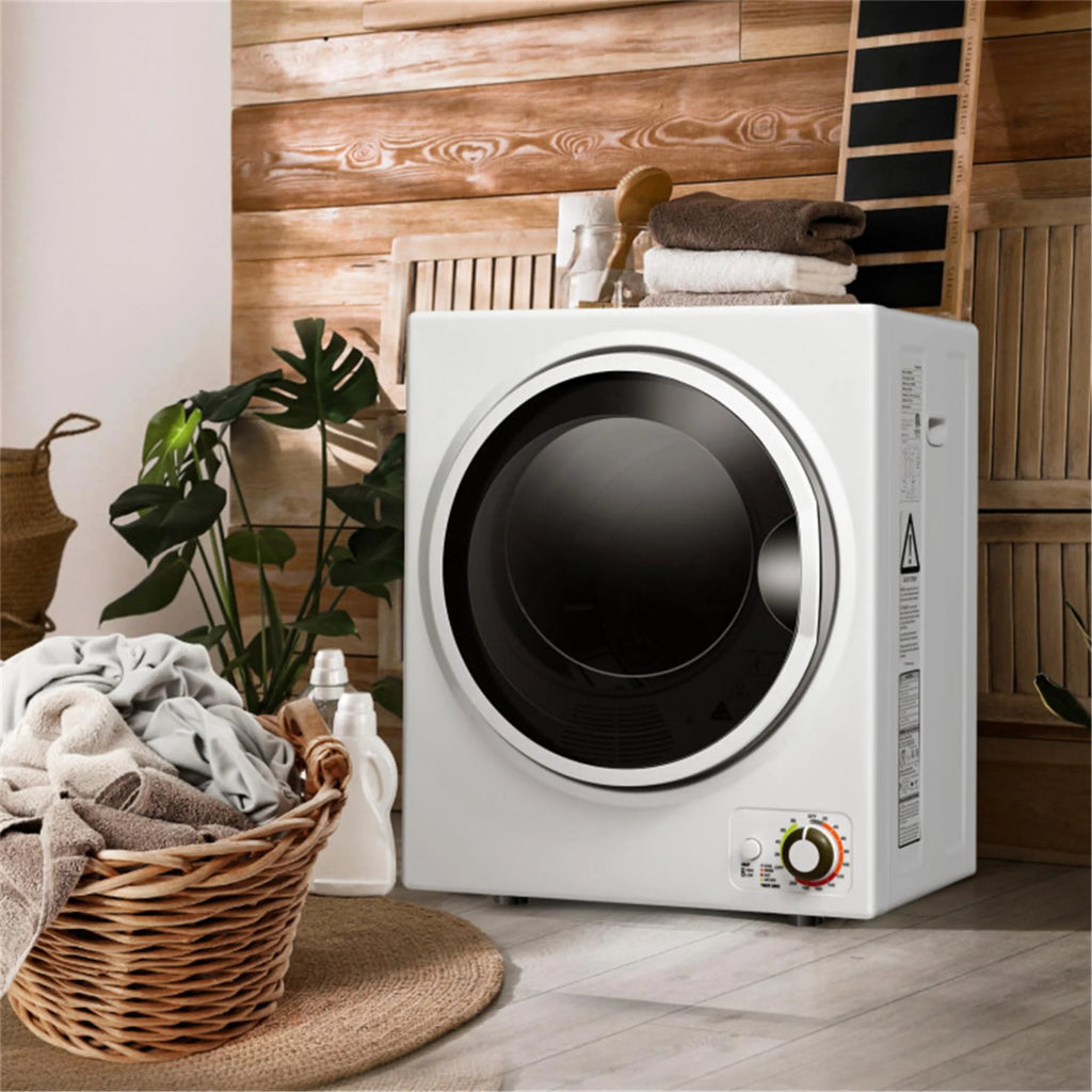 850W Compact Portable Clothes Dryer - 10 lbs Wet Capacity, 5.5 lbs Dry Load, Quiet Design (