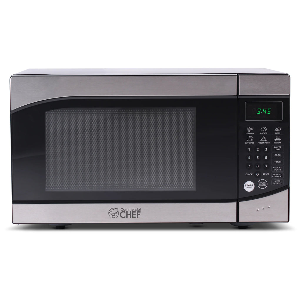 Commercial Chef 0.9 cu ft Counter Top Microwave, Black