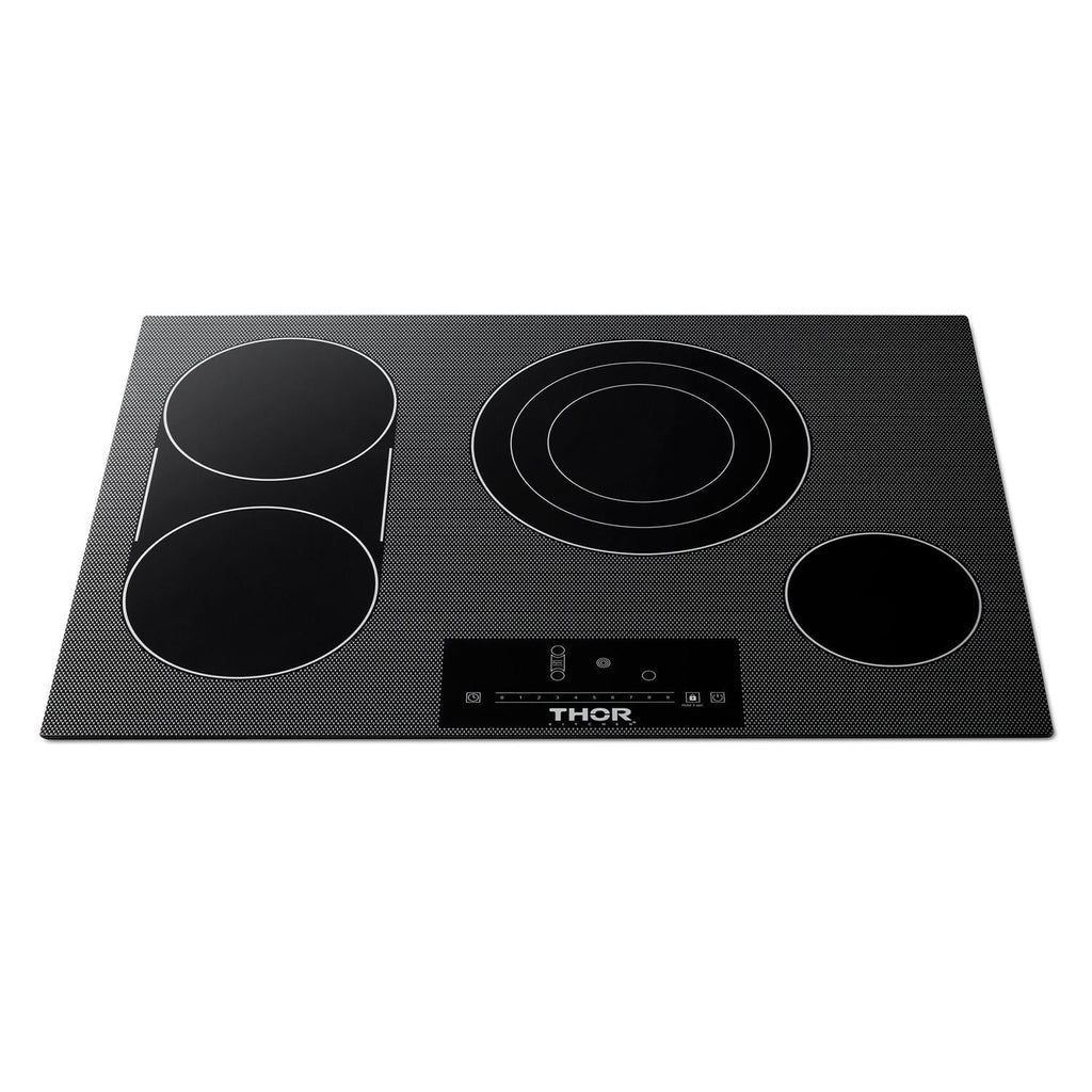 Thor Kitchen Tec30 30" Wide 4 Burner Electric Cooktop - Black