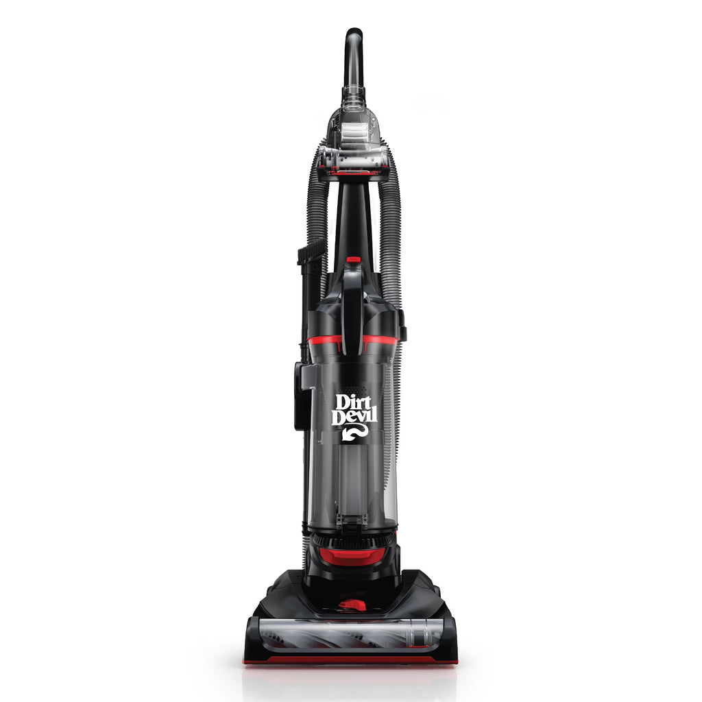 Dirt Devil Upright Vacuum, Multi-Surface Total Pet, Pet Friendly, Powerful Suction, Pet Tool Kit, Large Capacity, Height Adjustable, Hard Floor and Carpet, UD76410V, Red/Black
