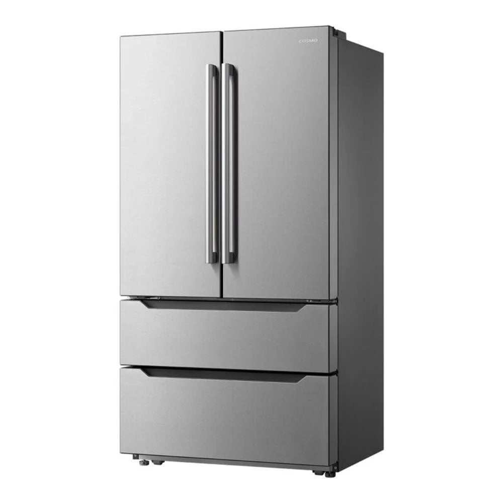 Cosmo 48" Double Oven Gas Range & Dishwasher & French Door Refrigerator Set