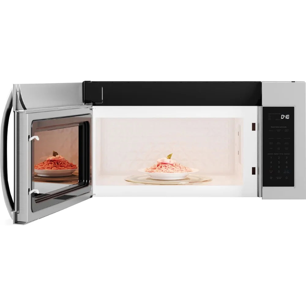 Midea Over The Range Microwave Oven with Sensor Cooking, 1.7?Cu. ?Ft., Stainless Steel, MMO17S3AST
