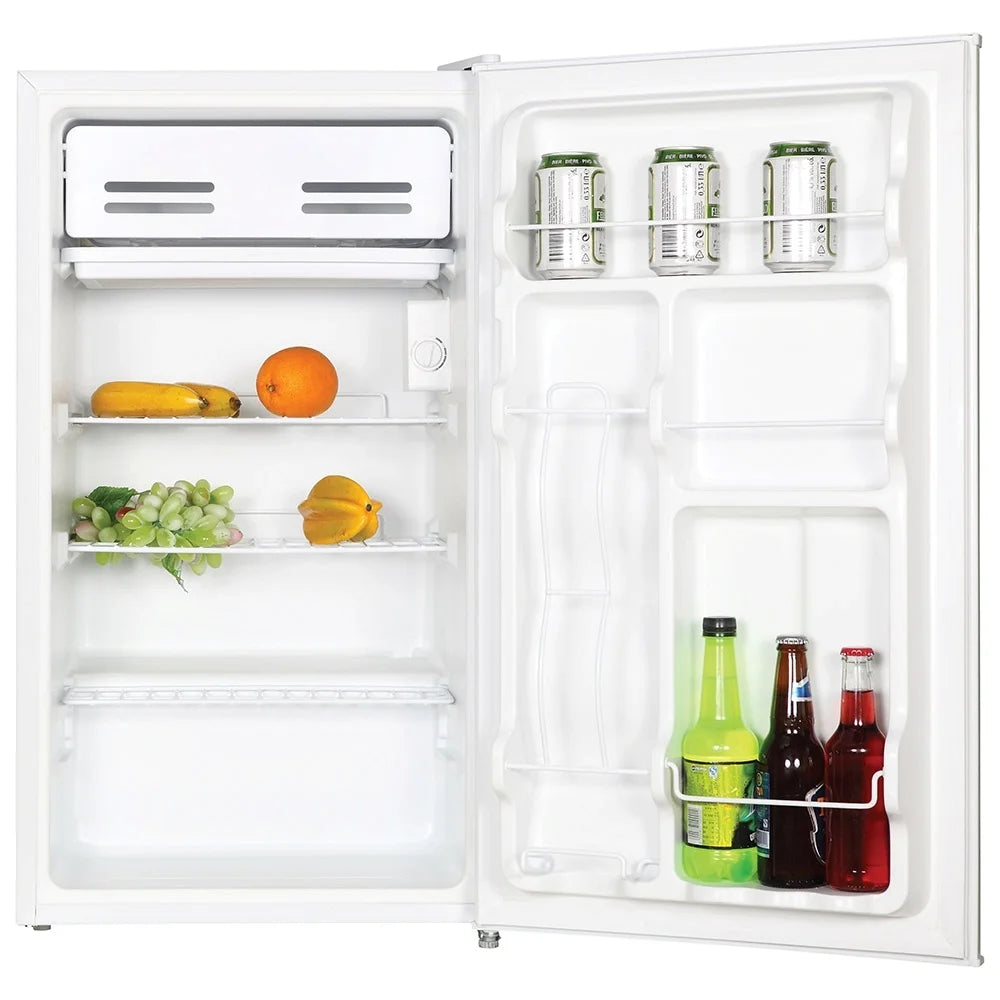 Koolatron Compact Fridge with Freezer, 3.2 Cu Ft, White