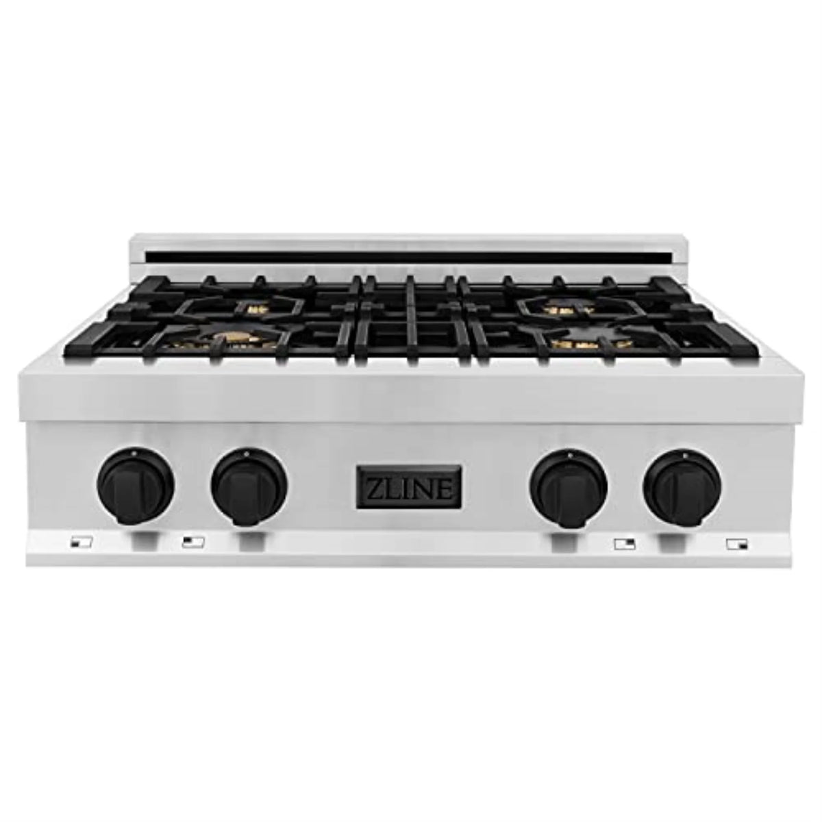 ZLINE 36 in. Autograph Edition Rangetop in Stainless Steel with Gold Accents (RTZ-36-G)