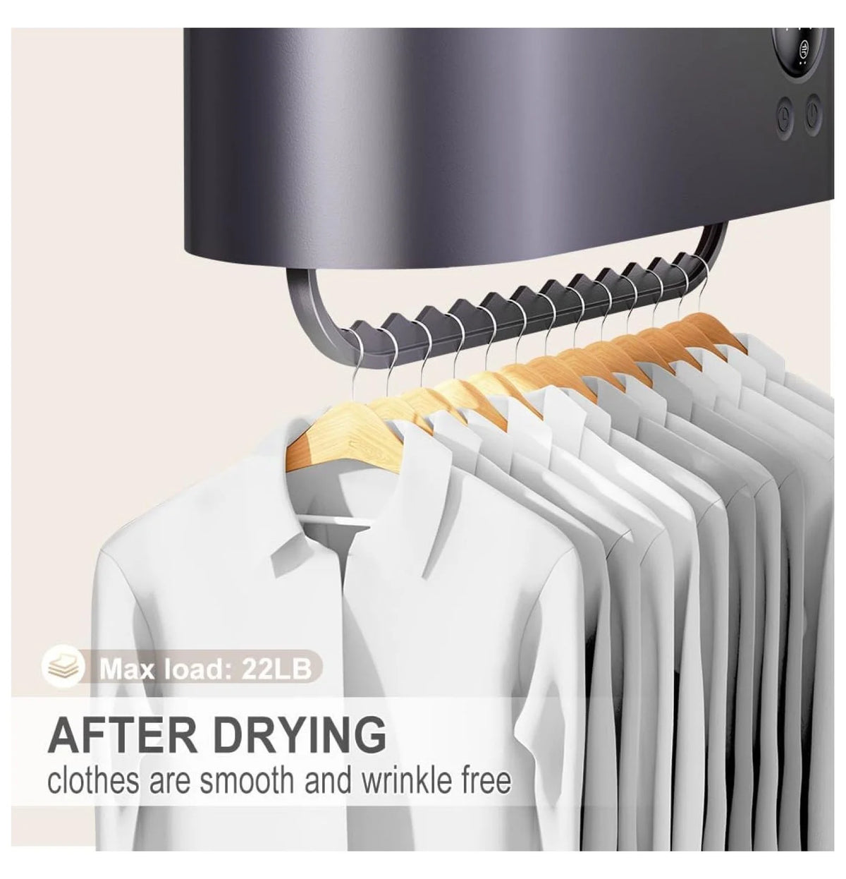 Portable Clothes Dryer Mini Clothes Dryer Save Space Folding Compact Dryer Machine With Dry Bag For Laundry Electric Portable Dryer For Camping ��Business Trip�� Travel ��Home And Apartment Grey