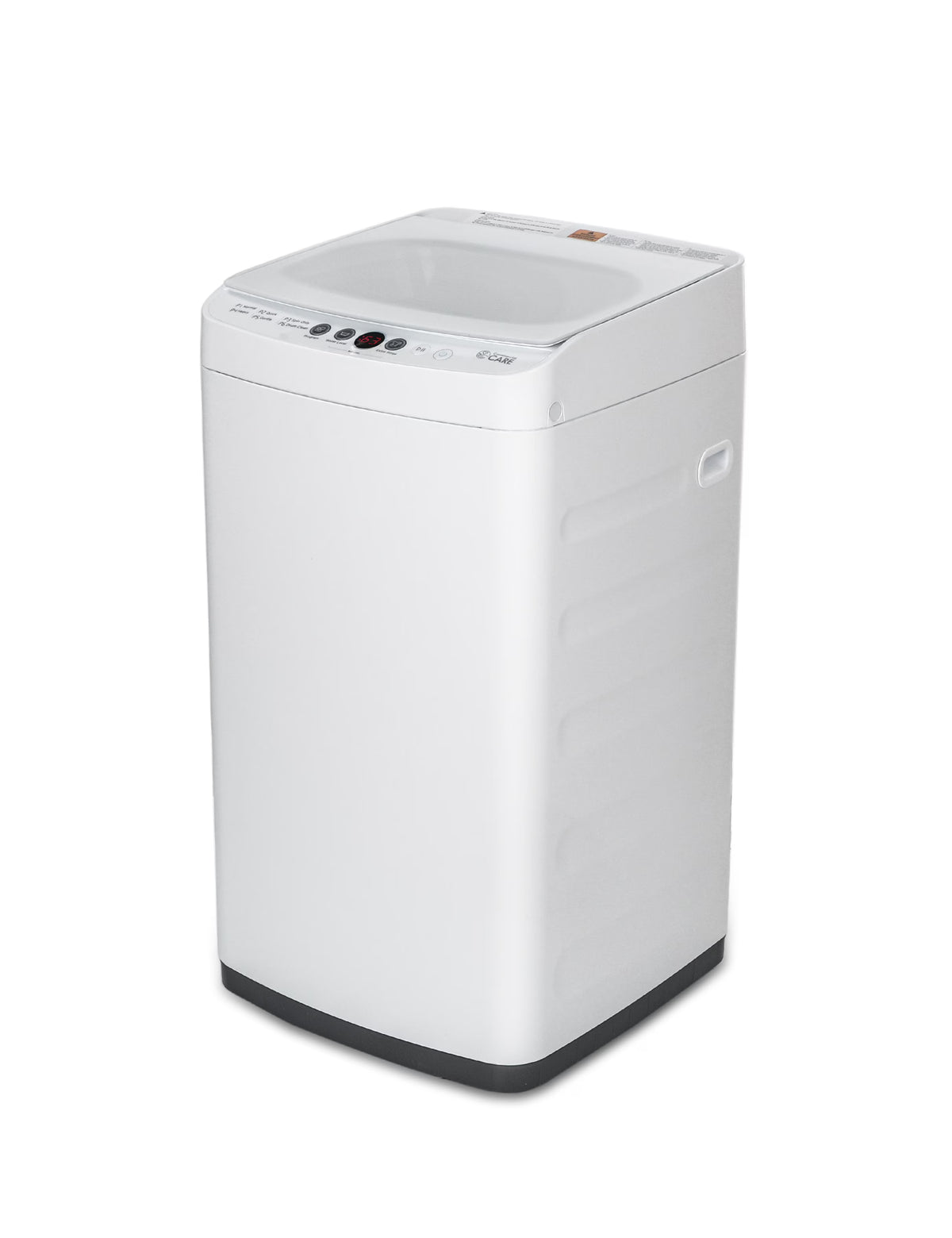 Commercial Care 0.9 Cu. Ft. Portable Washing Machine, Compact Washing Machine with 6 Wash Cycles, White