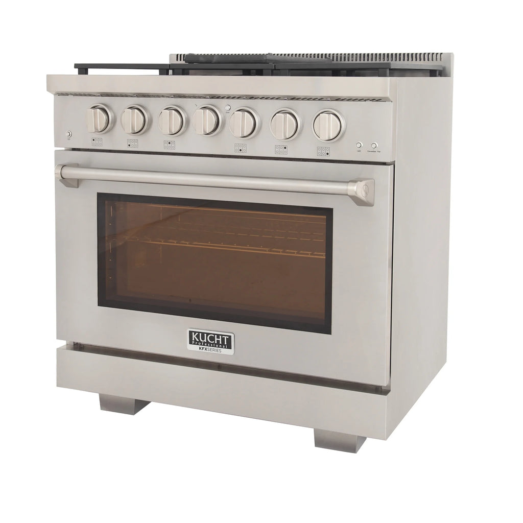 Professional 36-in Propane Gas Range in Stainless Steel with True Simmer Burners
