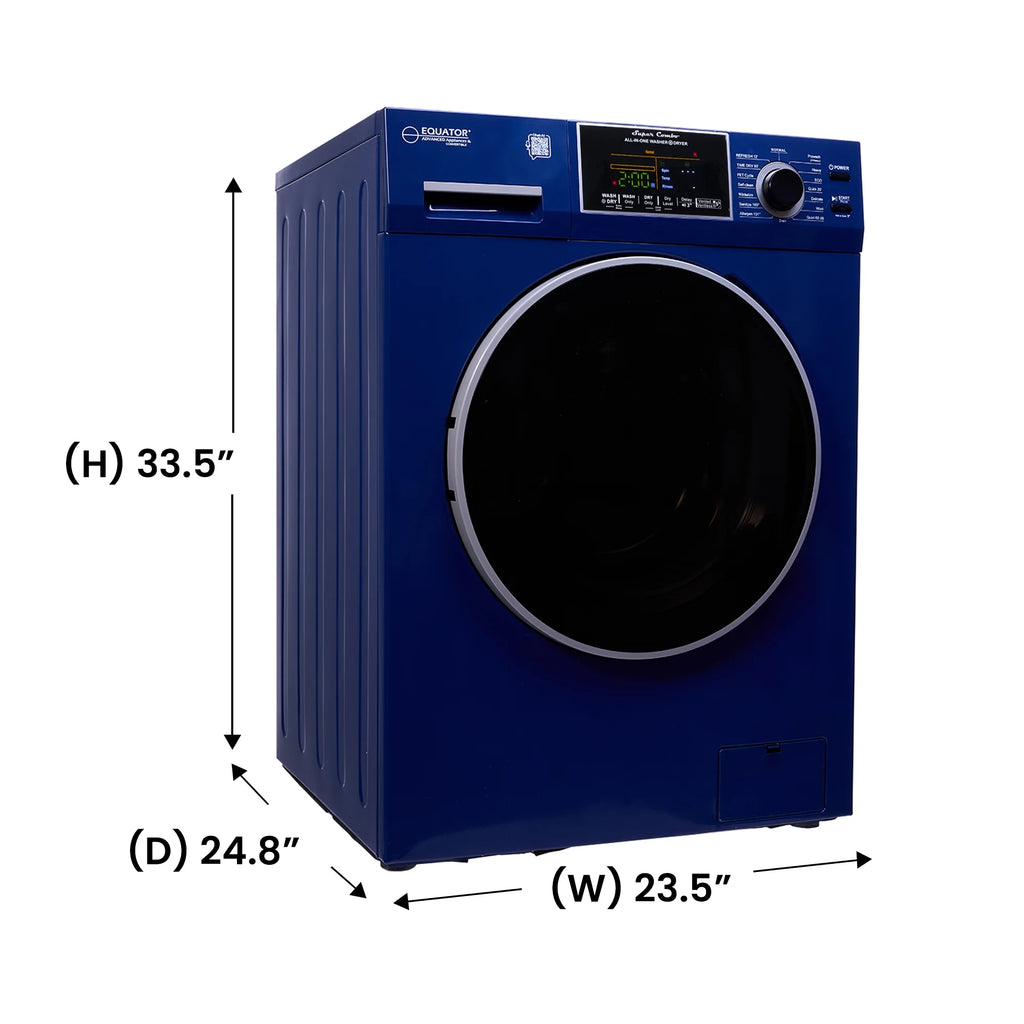 Equator 18 lbs White Combo Washer Dryer Version 3 with Sanitize Allergen Winterize