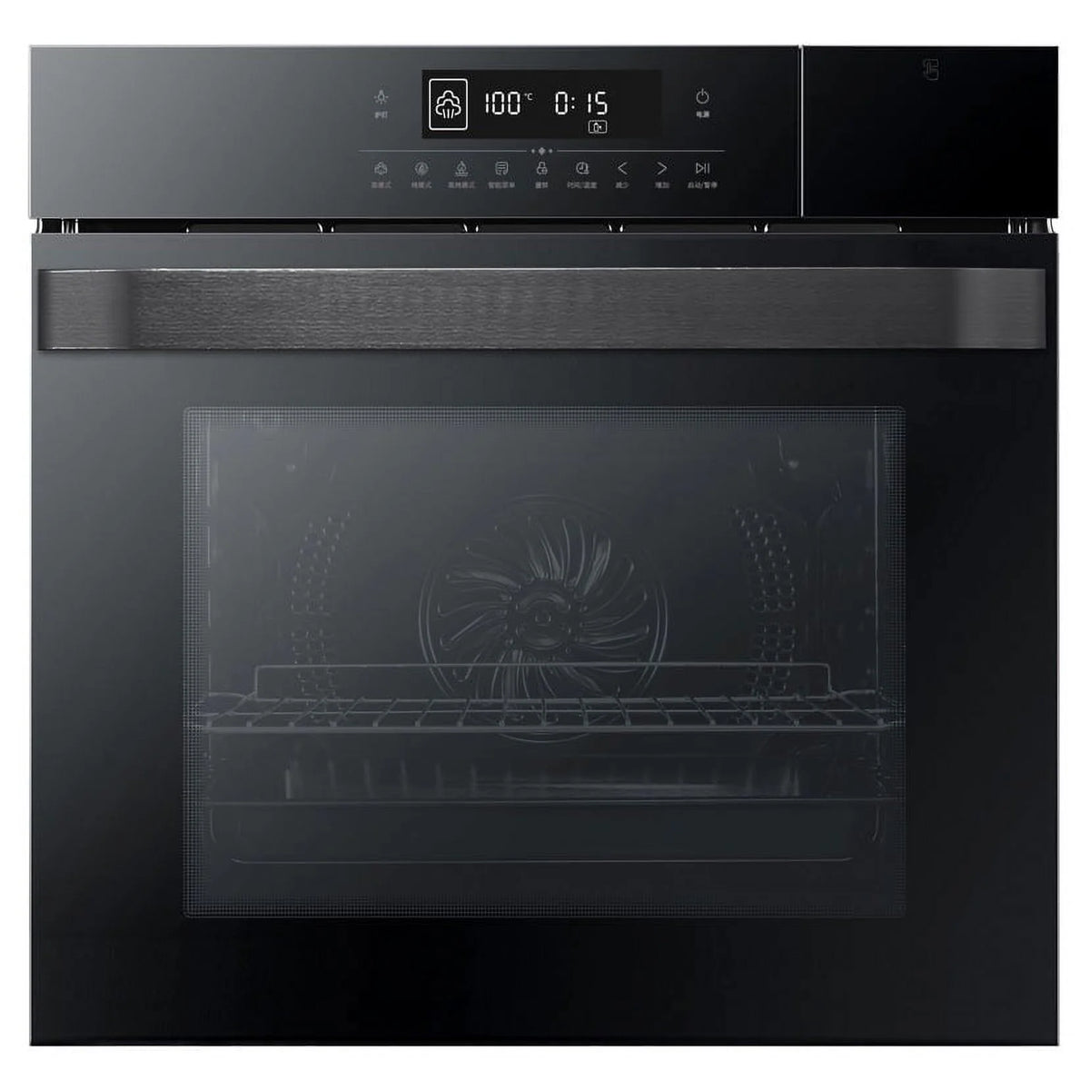Aoile 24" Single Wall Oven, 3000W 2.5 Cu.Ft. Built-in Electric Oven with 4 Cooking Functions & 108 Automatic Recipes