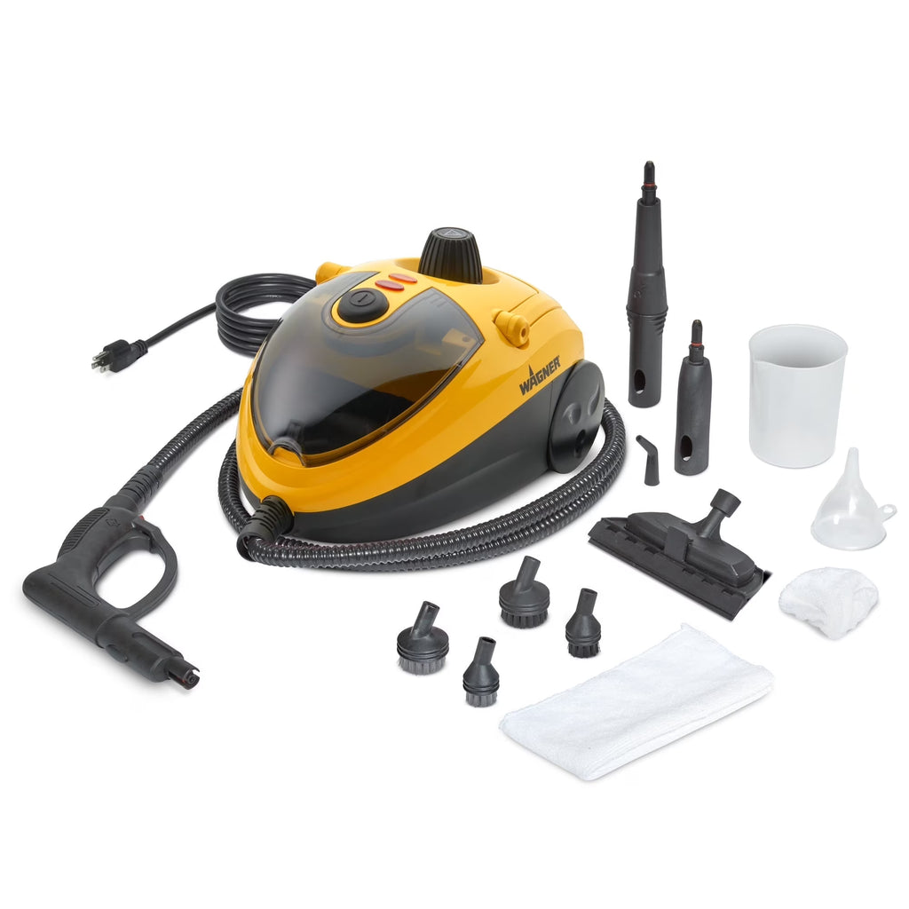 Wagner Steam Cleaner for Auto and Home Projects, 12pc Accessory Set, 905e Autoright Steamer