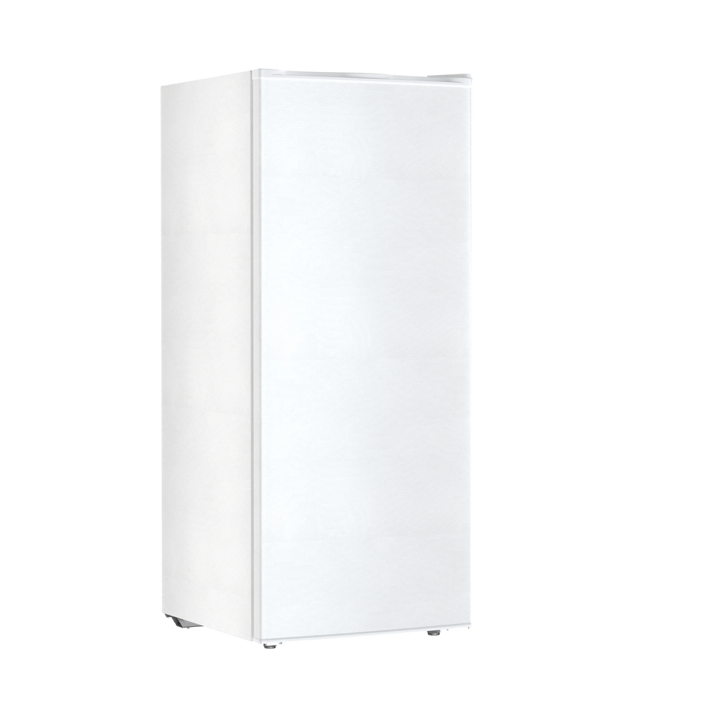 Auseo 7 Cu. ft. Upright Freezer with 4 fixed grid shelves, Space Saving, Adjustable Temperature Controls, Garage Ready deep Freezer, Manual Defrost, White