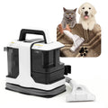 Reecoo W1 Wet/Dry Handheld Carpet Steamer and Upholstery Cleaner with Brushes for Couch, Carpet