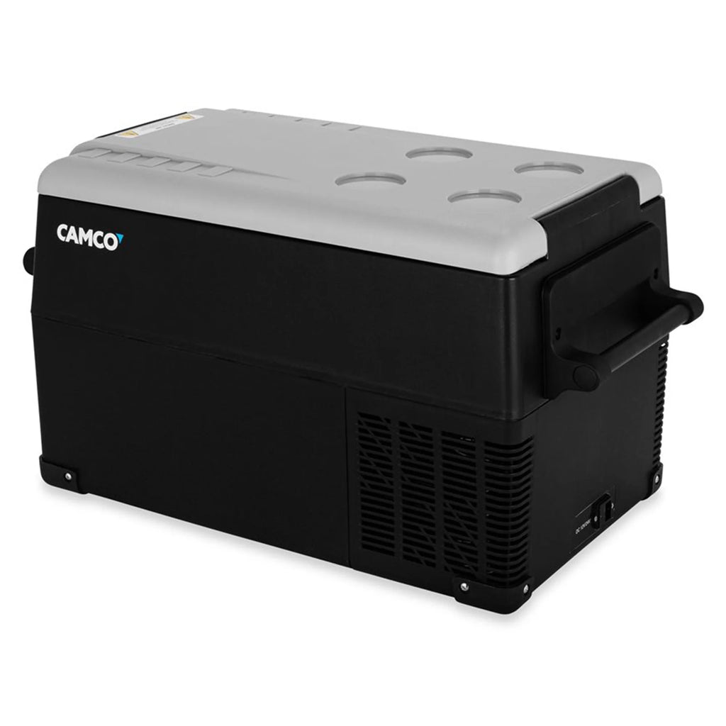 Camco Mobile App control Portable Refrigerator with 7-foot AC adapter Plastic/Polymer Black, 28lb