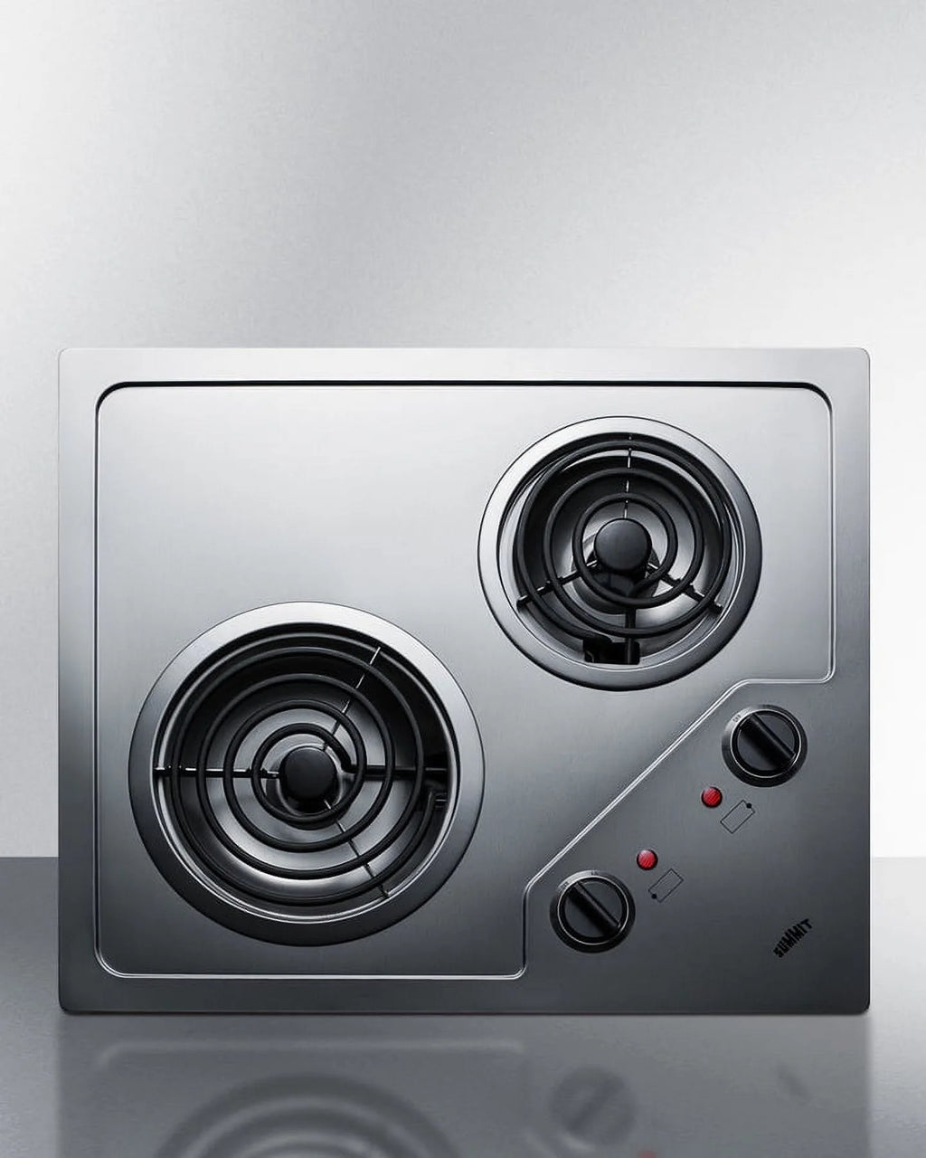 21" Wide 115V 2-Burner Coil Cooktop