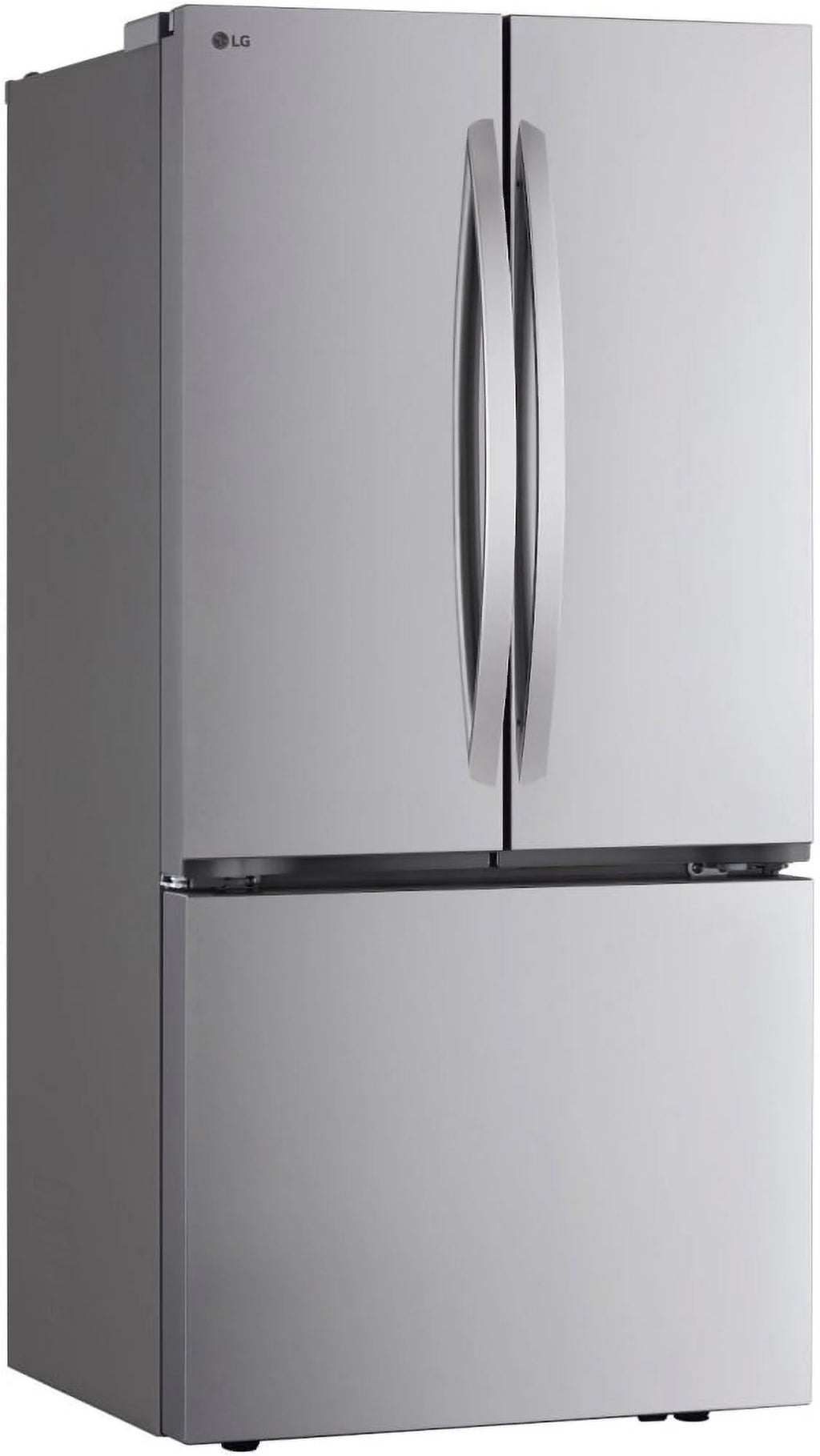 LG Counter Depth French Three Door Refrigerator, Silver