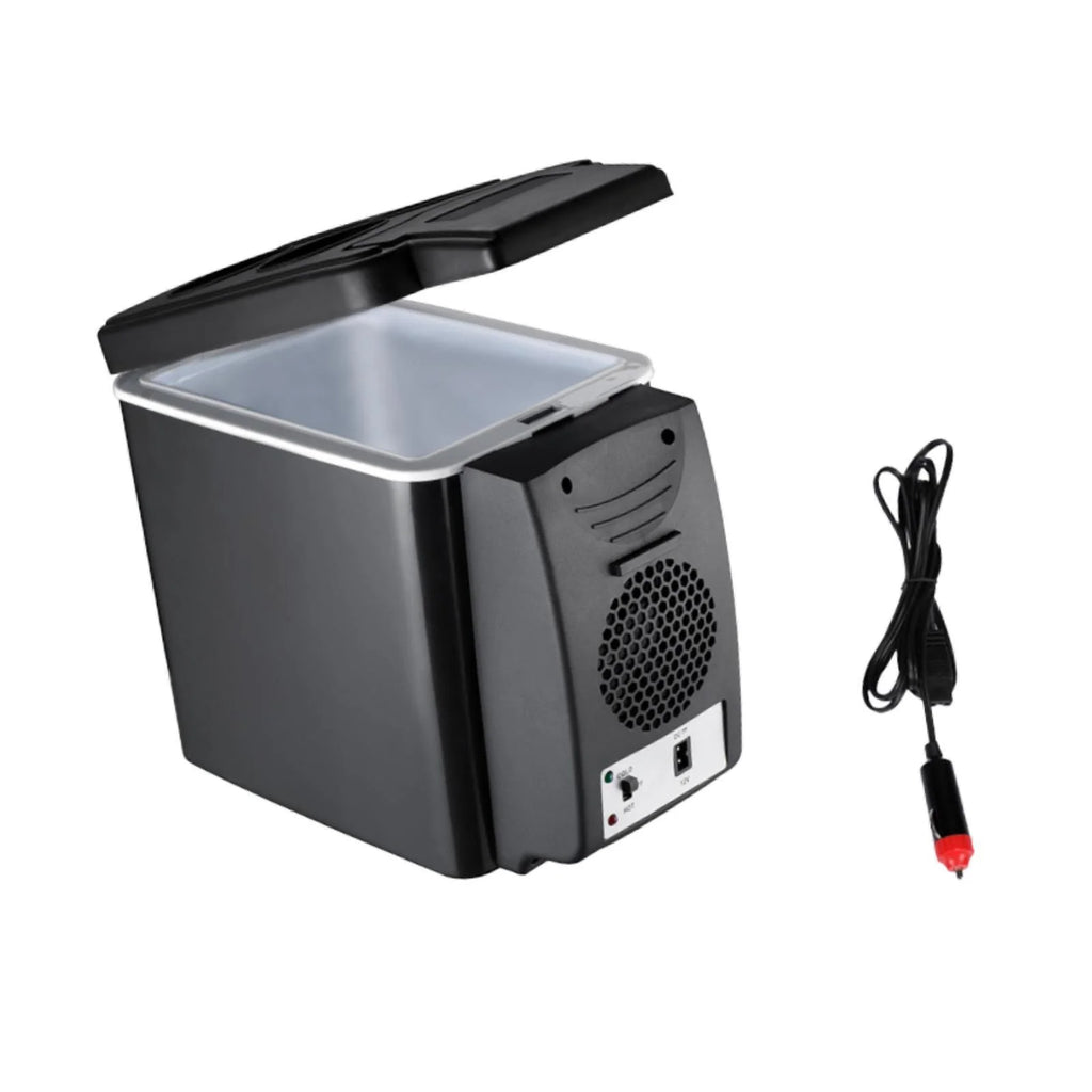 Esquirla Mini Fridge 6L Food Compact Office Can Small Car Refrigerator Freezer Single Hole