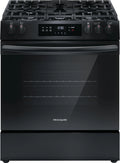 Frigidaire 30" Gas Range with Steam Clean, Black