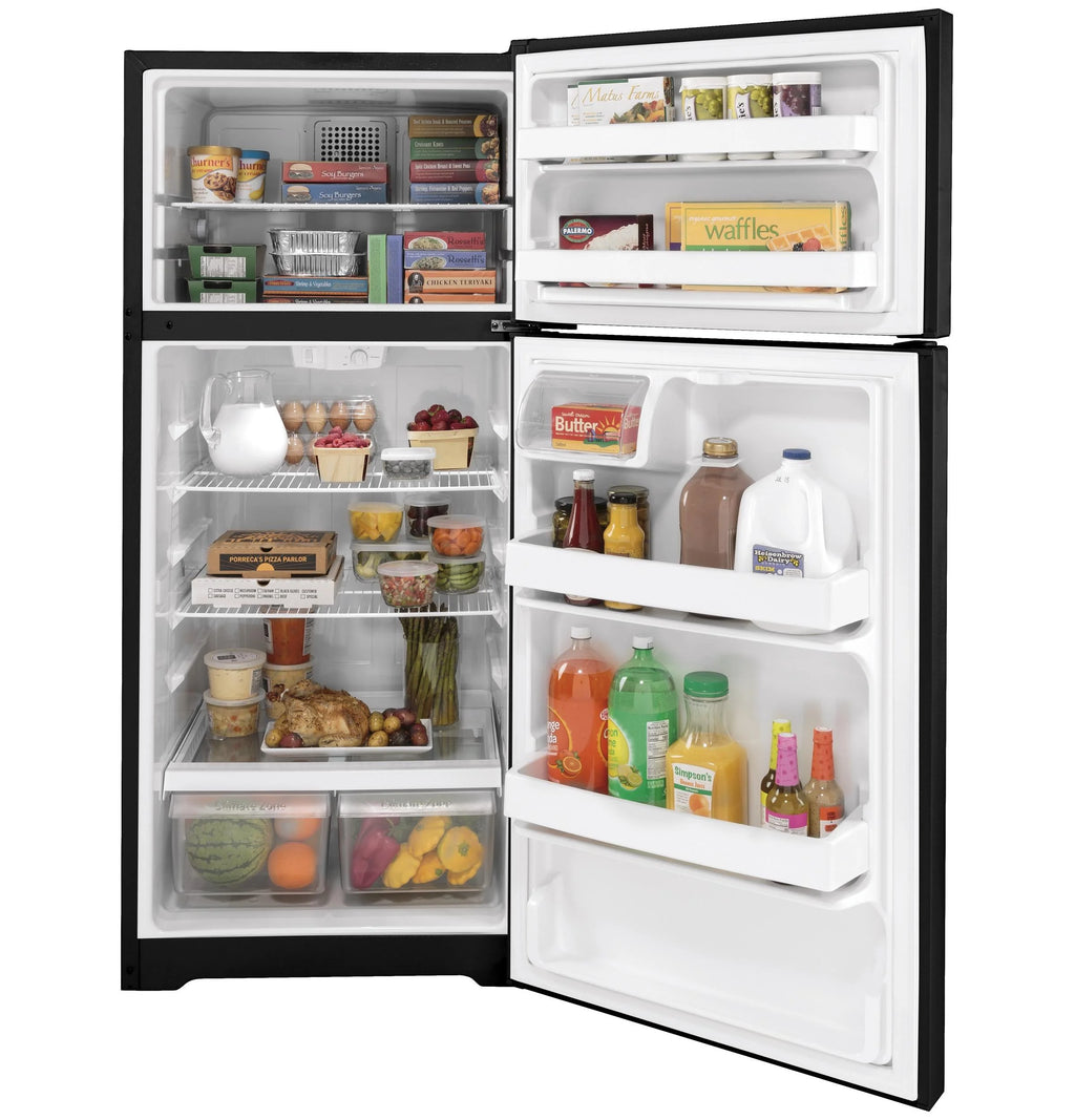Climatic Home Products GTS17DTNRBB GE 16.6 cu. ft. Top Freezer Refrigerator
