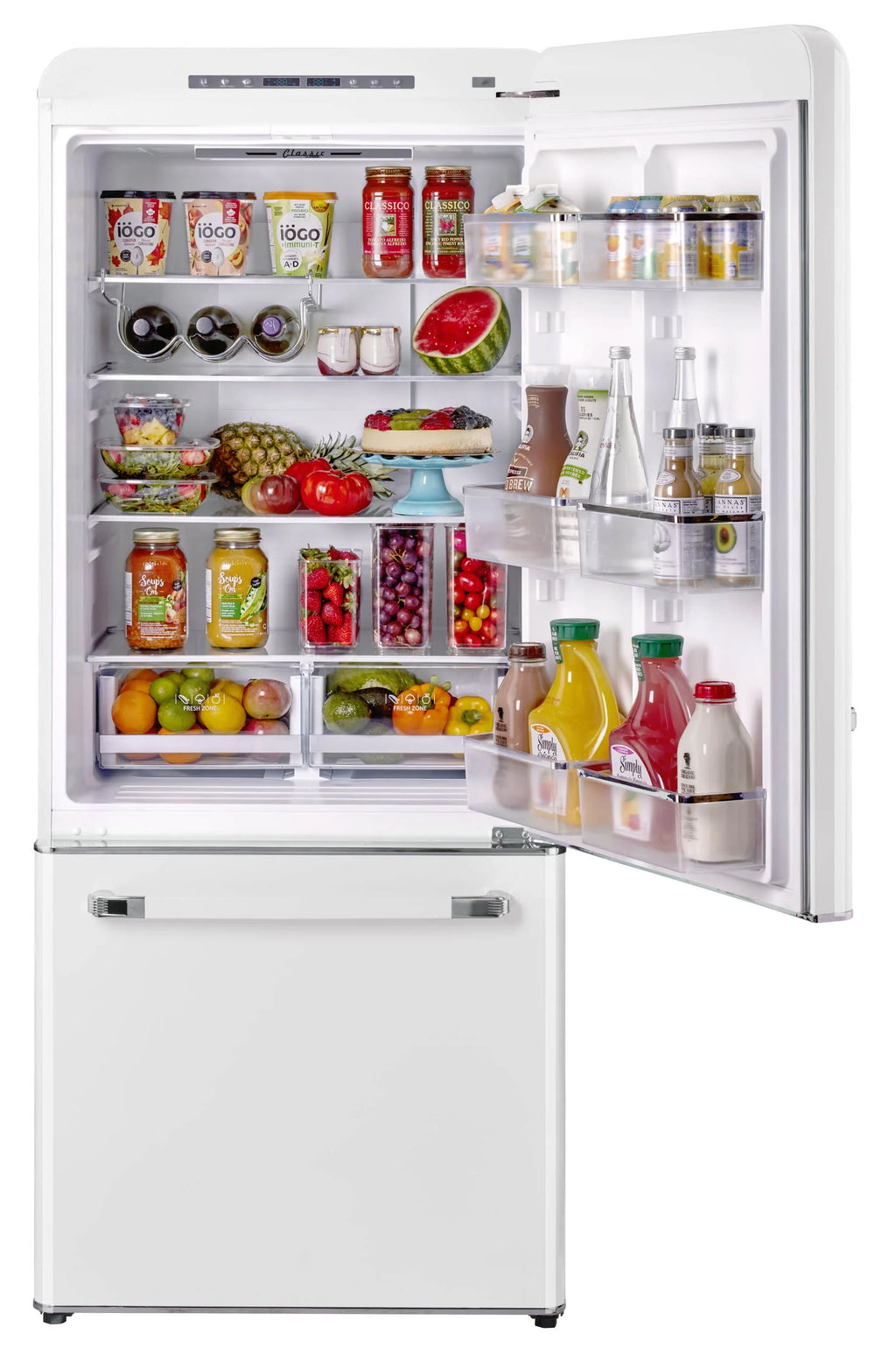 Unique Appliances Ugp-510L Ac Classic Retro 30" Wide 17.7 Cu. Ft. Energy Star Certified