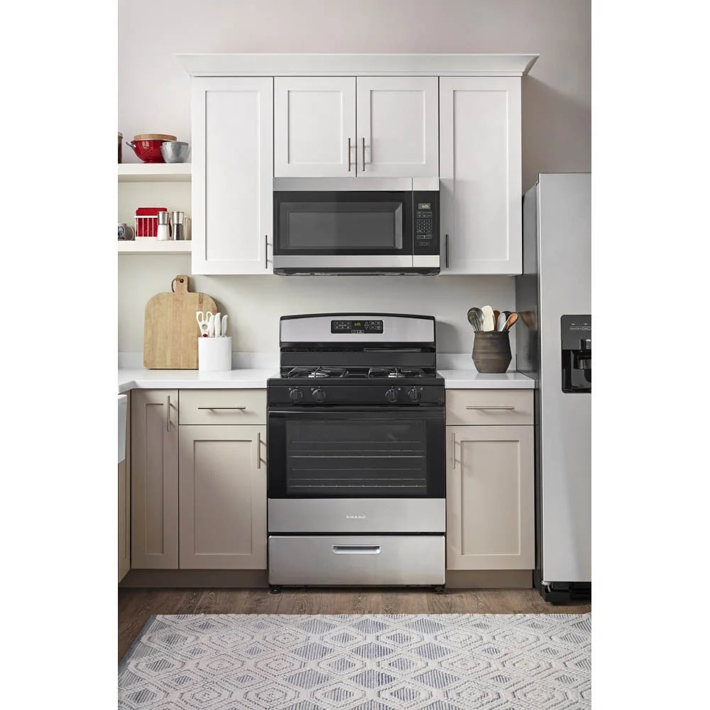 Brand New Amana? AGR6303MMS: 30-inch Gas Range in Stainless Steel.