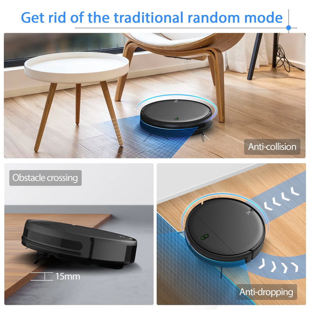 ONSON Robot Vacuum Cleaner, Robot Vacuum and Mop Combo with WIFI/Alexa for Pet Hair and Hard Floor
