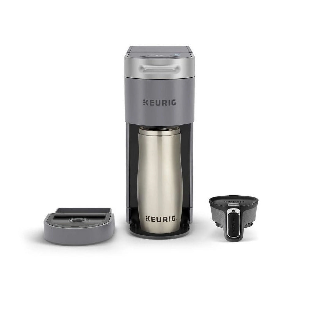 Restored Keurig KSK901AGY K-Slim + ICED Single Serve Coffee Maker, Hot & Cold Brewing, 3 Brew Sizes, 46oz Removable Reservoir, Gray (Refurbished)