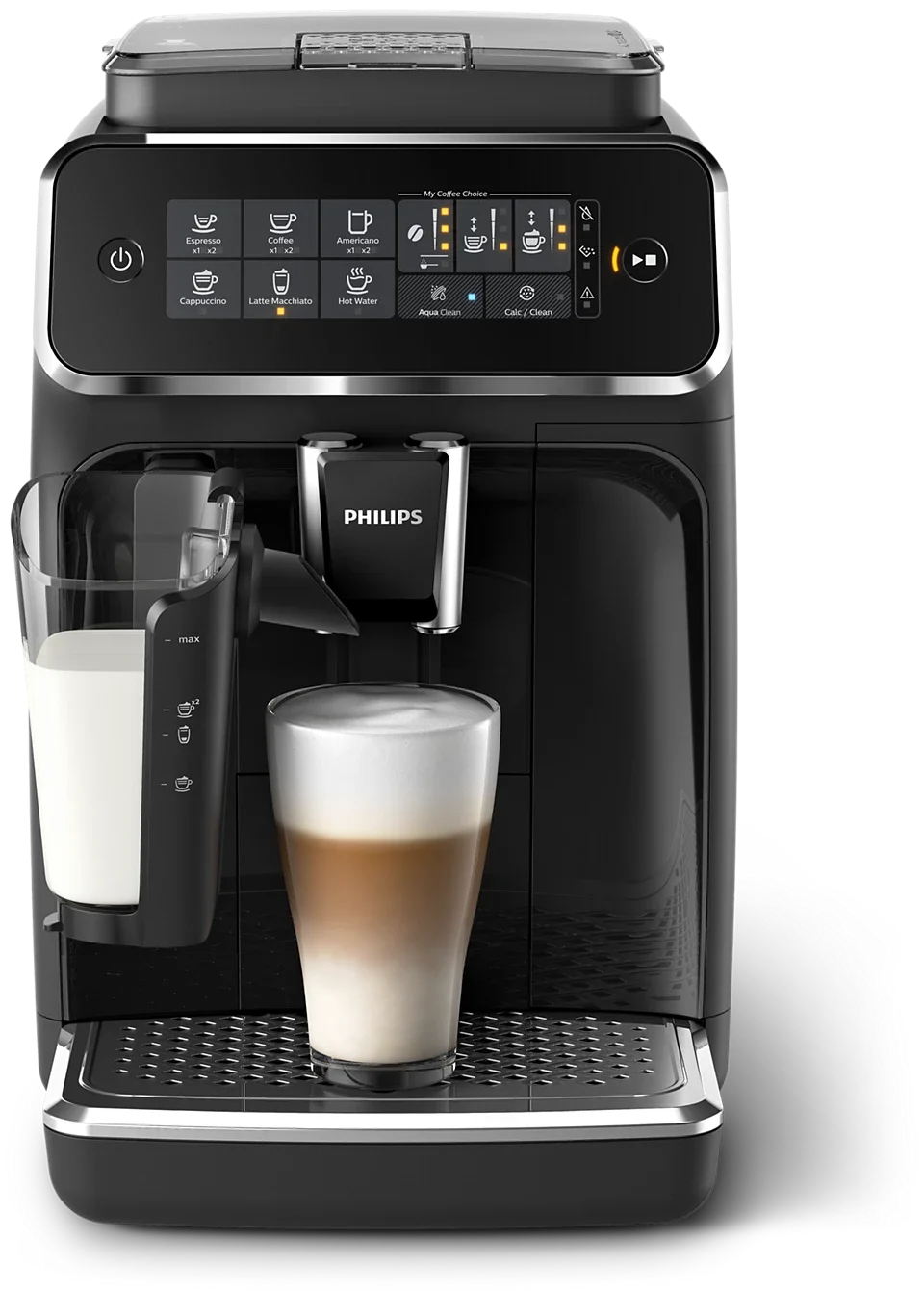 Restored Philips 3200 Lattego Fully Automatic Espresso Machine, Black | LatteGo | 5 Beverages | EP3241/54 | (Refurbished)