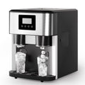 TABU 40Lbs/24H Countertop Ice Maker Machine,3 in 1 Ice Maker with Water Dispenser,Crushed Ice,Black