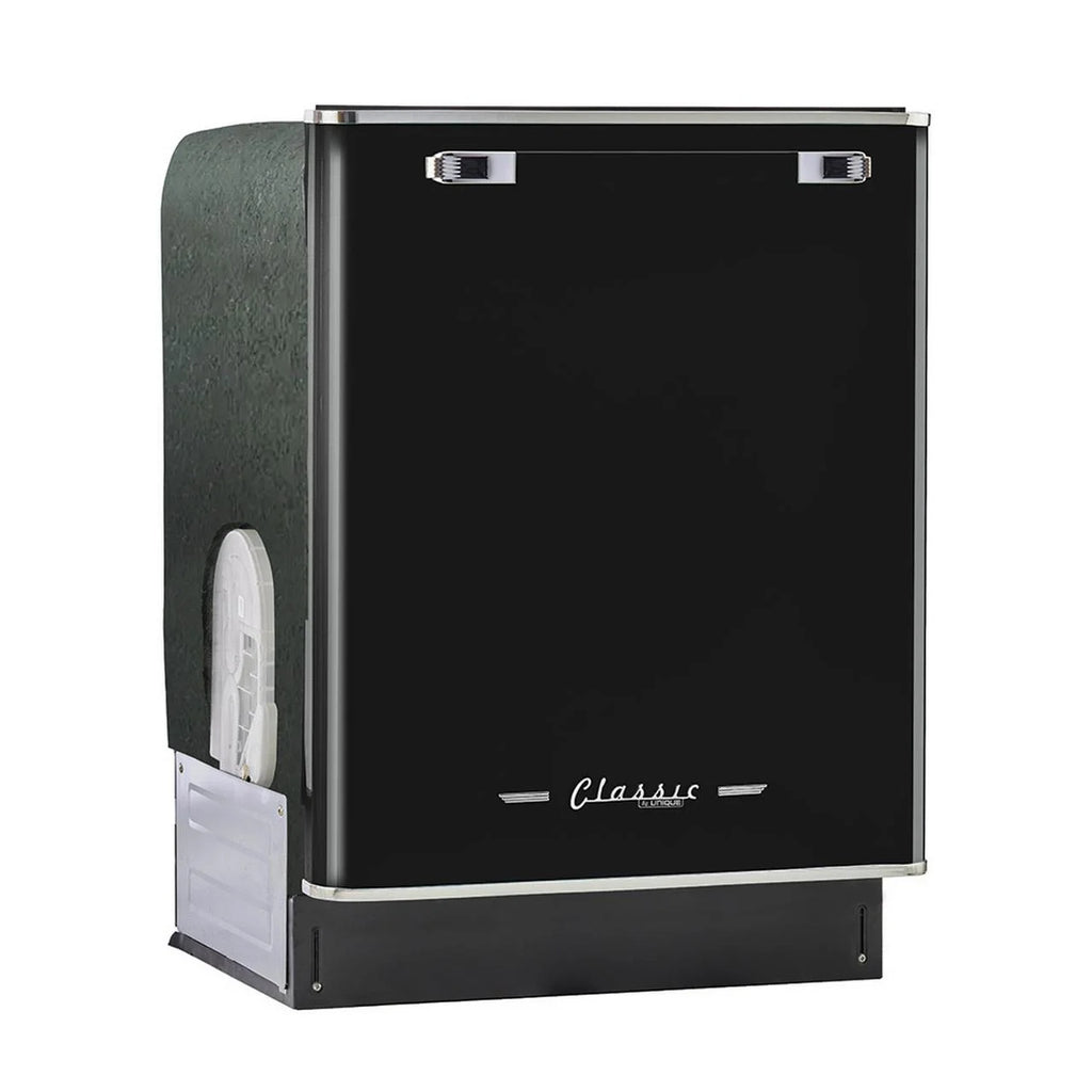 Unique Appliances Classic Retro 24" Built-in Dishwasher with Stainless Steel Tub and LED Lighting