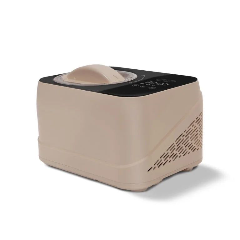 Whynter 0.8 Quart Compact Automatic Ice Cream Maker with Stainless Steel Bowl, Taupe Latte ICM-080-TL