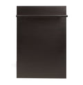 24-inch inch Top Control Dishwasher in Oil-Rubbed Bronze with Stainless Steel Tub and Modern Style Handle