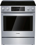 Bosch 30a?? 4.6 cu ft Slide-In Double Oven Electric Range in Stainless Steel