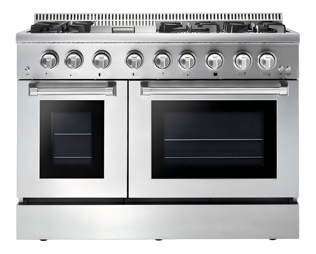 36 In. 6.0 Cu. Ft. Gas Freestanding Range with 6 Sealed Burners Gas Cooktop, Cast Iron Grates and Primary Convection Oven In Stainless Steel