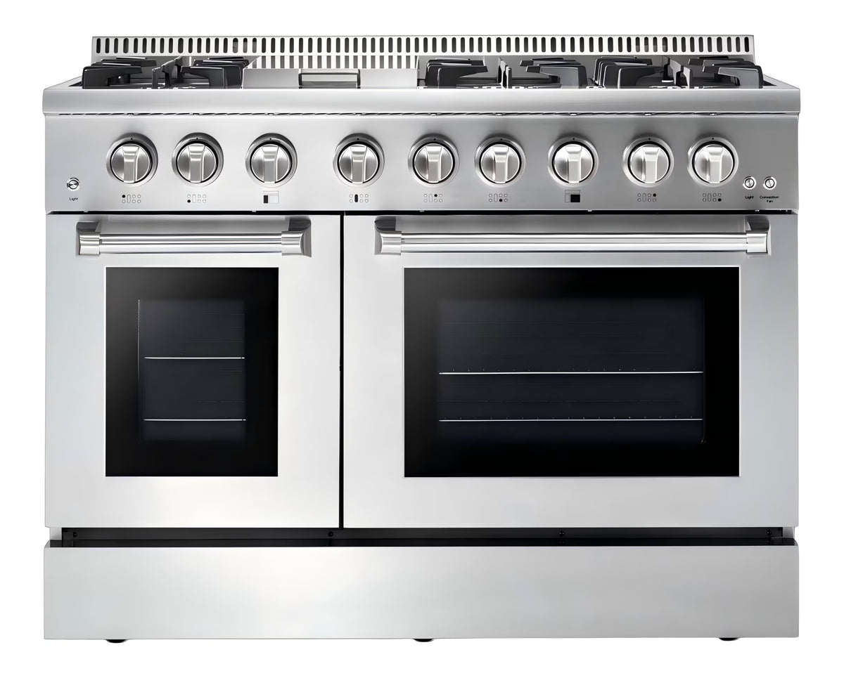 36 In. 6.0 Cu. Ft. Gas Freestanding Range with 6 Sealed Burners Gas Cooktop, Cast Iron Grates and Primary Convection Oven In Stainless Steel