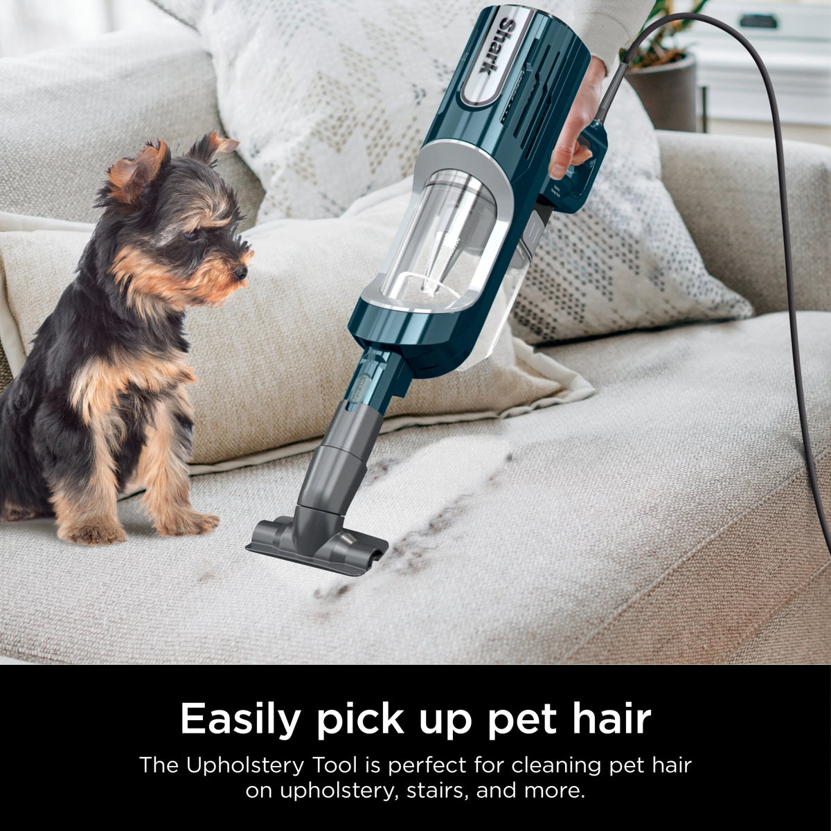 Restored Shark UltraLight Pet Pro Corded Stick Vacuum with PowerFins HairPro Odor Neutralizer Technology, Multisurface, HZ700 (Refurbished)