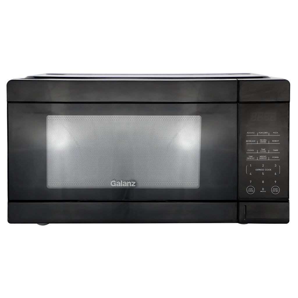 Galanz 1.1 Cu Ft. 1000 Watt Counter Top Microwave Oven in Black